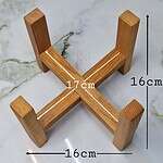 شیشه تراریوم با پایه چوبی - Image 4