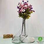 گلدان شیشه سنگ نمک n-004