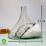 گلدان شیشه سنگ نمک n-005