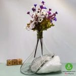 گلدان شیشه سنگ نمک n-005