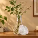 گلدان شیشه سنگ نمک n-004