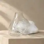 گلدان شیشه سنگ نمک n-005