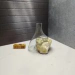 گلدان دکوری شیشه و سنگ