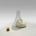 گلدان شیشه سنگ نمک n-003