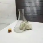 گلدان شیشه سنگ نمک n-002