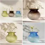 گلدان شیشه ای مدل کندو