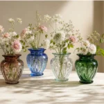 گلدان شیشه ای مدل ژیوار