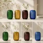 گلدان شیشه ای مدل آناناس